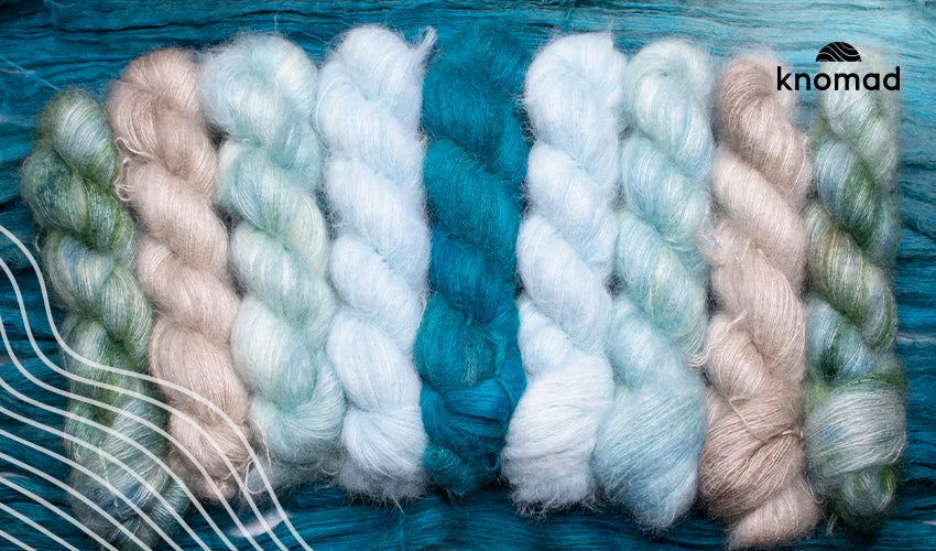 Beach Series: How to dye Mohair with Nuvola - Part 2