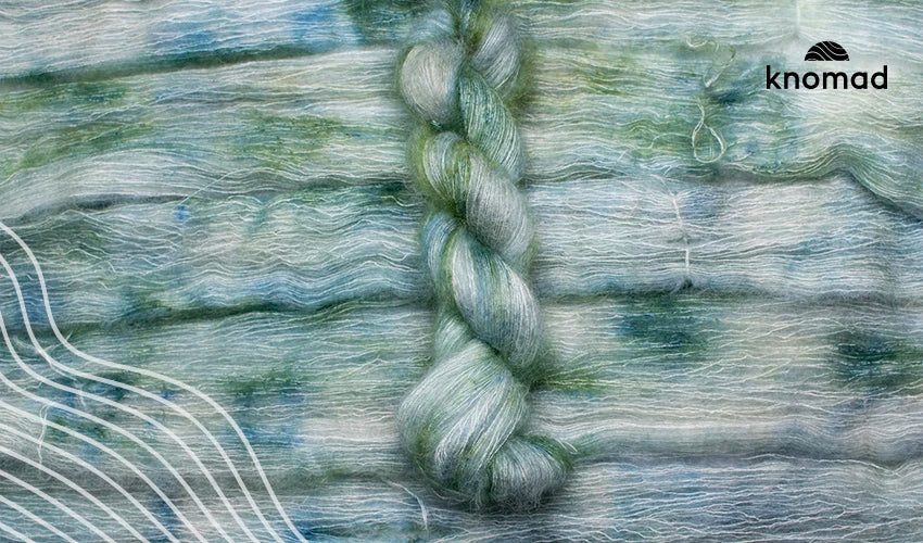 Beach Series: How to dye Mohair with Nuvola - Part 1